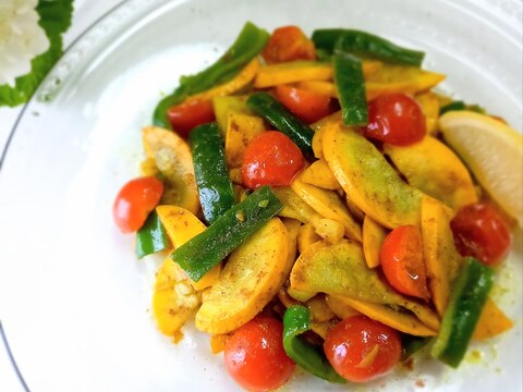 暑い夏にᕷ* ズッキーニとミニトマトのサブジꕤ୭*